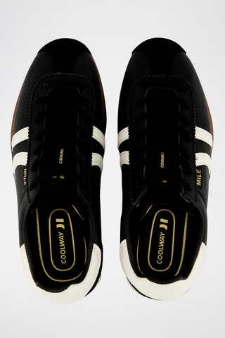 Sapatilhas em nobuck Mile - Preto