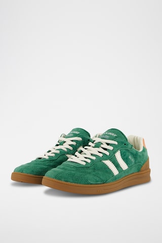 Sneakers in pelle scamosciata Becks - Verde