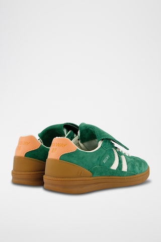 Sneakers in pelle scamosciata Becks - Verde