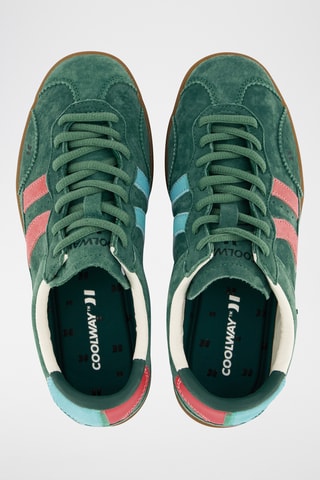 Sapatilhas em nobuck Kizuna - Verde