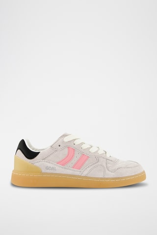 Sneakers in pelle Goal - Beige