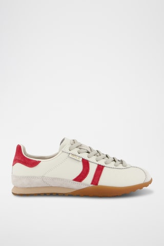 Sneakers in pelle scamosciata Mile - Beige