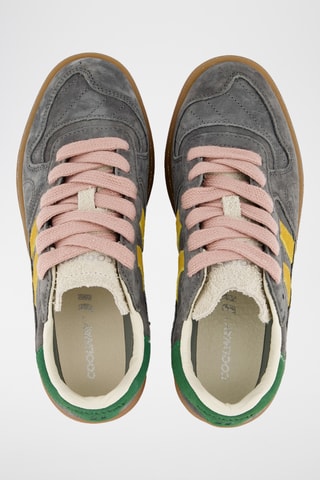 Sneakers in pelle scamosciata Goal - Grigio