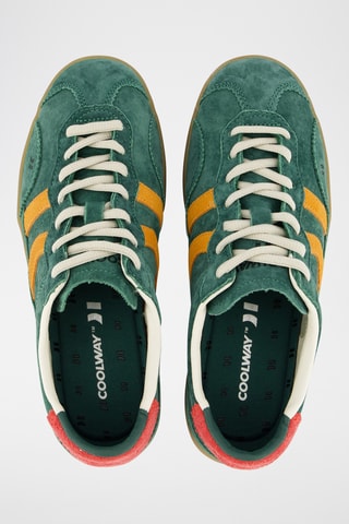 Sneakers in pelle scamosciata Kizuna - Verde