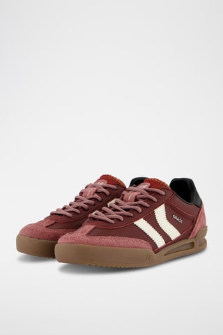 Sneakers in pelle Grass - Bordeaux