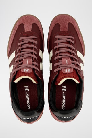 Sneakers in pelle Grass - Bordeaux