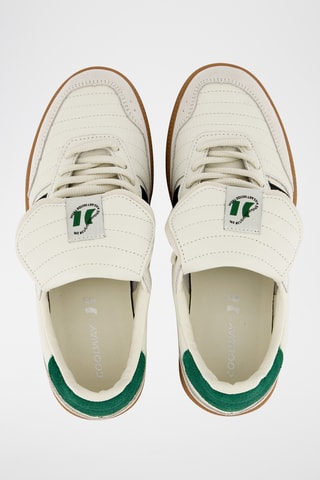 Sapatilhas em couro Silva - Branco