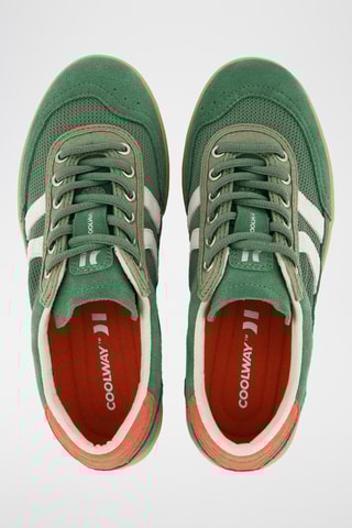 Sapatilhas em couro Set - Verde