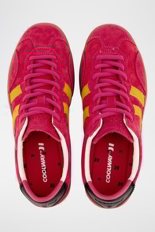 Sapatilhas em nobuck Kizuna - Fúchsia