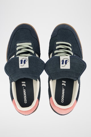 Sapatilhas em couro Silva - Azul