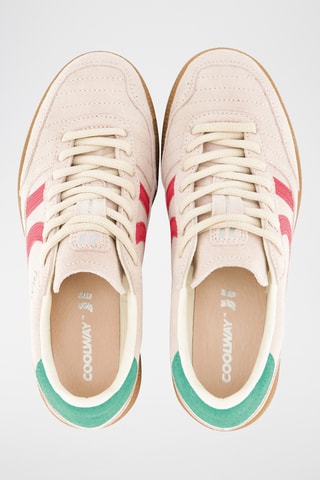 Sapatilhas em nobuck Thai - Bege