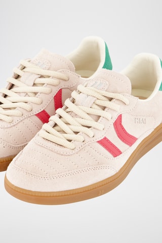 Sapatilhas em nobuck Thai - Bege