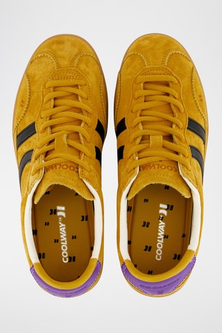 Sneakers in pelle scamosciata Kizuna - Giallo