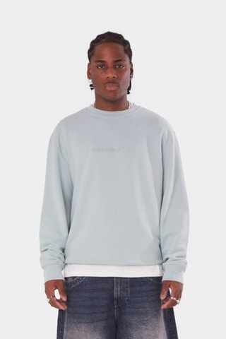 Felpa Embossed - Azzurro