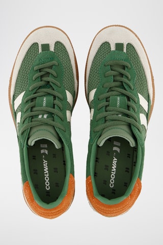 Sneakers in camoscio Baresi - Kaki