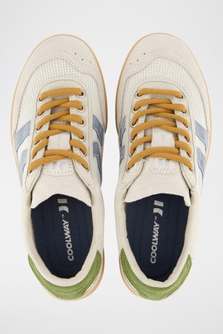 Sapatilhas em couro Set - Bege