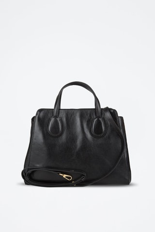 Sac à main en cuir Elettra - Noir 