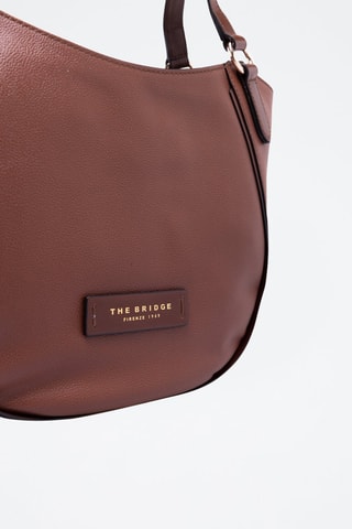 Sac à main en cuir Domitilla - Marron foncé