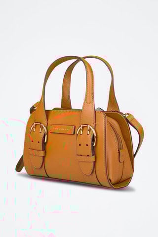 Sac à main en cuir Elena - Cognac