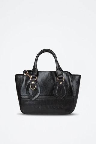 Sac à main en cuir Daphne - Noir