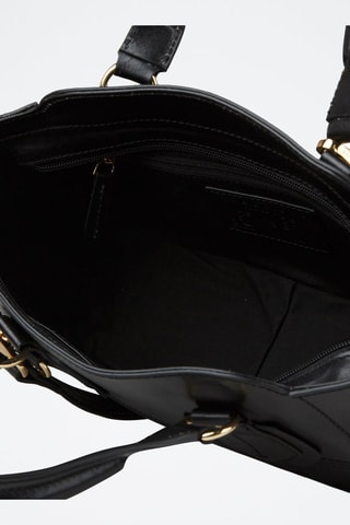 Sac à main en cuir Daphne - Noir