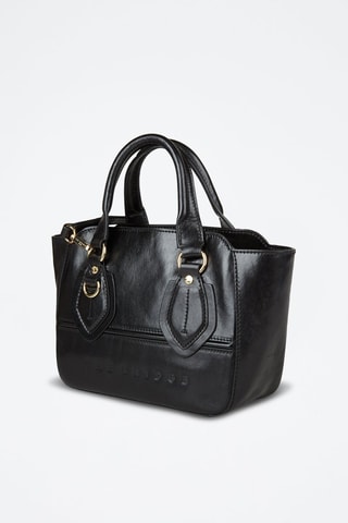 Sac à main en cuir Daphne - Noir