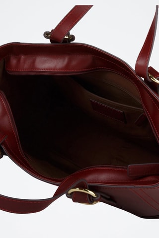 Sac à main en cuir Matilde - Bordeaux