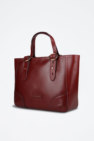 Sac à main en cuir Matilde - Bordeaux