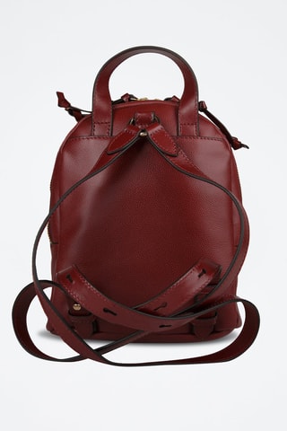 Mochila de piel Domitilla - Burdeos