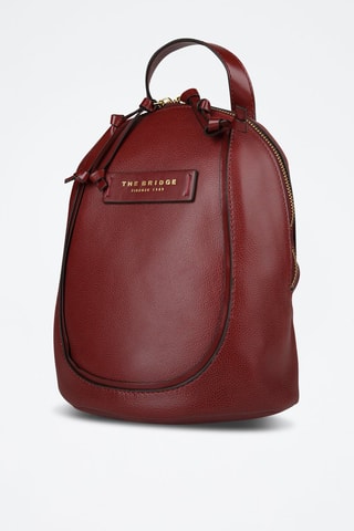 Mochila de piel Domitilla - Burdeos