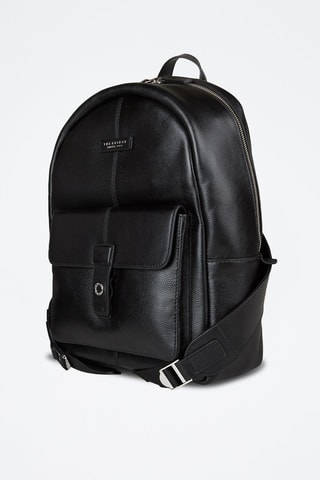 Sac à dos en cuir Biagio - Noir