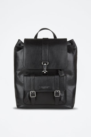 Sac à dos en cuir Cesare - Noir 