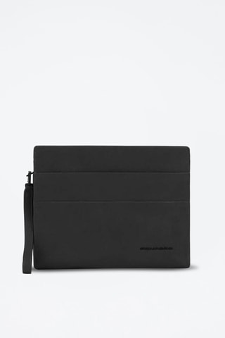 Pochette pour iPad en cuir Noir