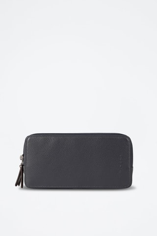 Trousse en cuir - Bleu marine