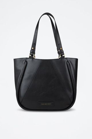 Sac porté épaule en cuir Brigida - Noir