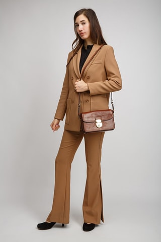 Sac bandoulière en cuir Corsini - Marron