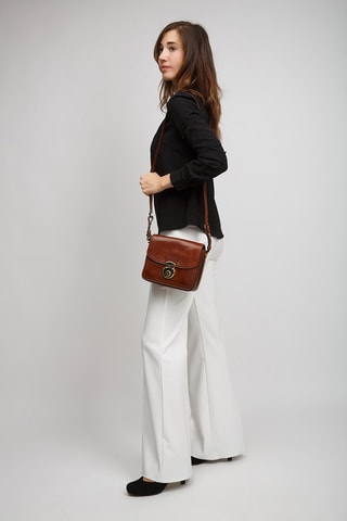 Sac bandoulière en cuir Corsini - Marron