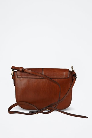 Sac bandoulière en cuir Faentina - Marron