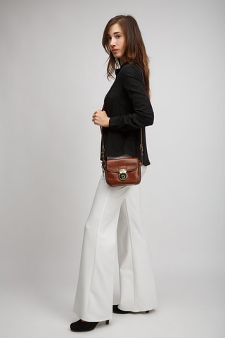 Sac bandoulière en cuir Corsini - Marron