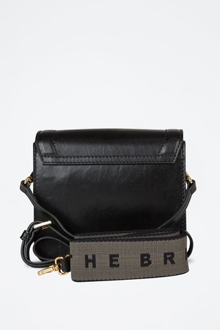 Sac bandoulière en cuir Elba - Noir