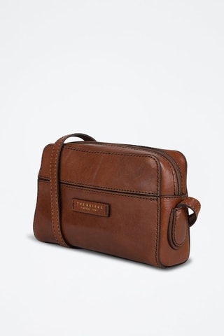 Sac bandoulière en cuir Elettra - Marron 