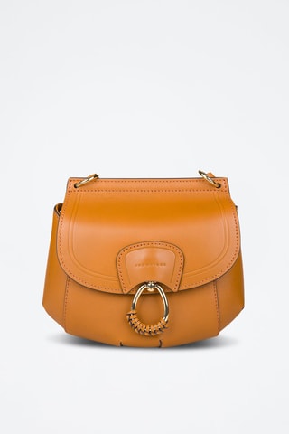 Sac bandoulière en cuir Erica - Cognac