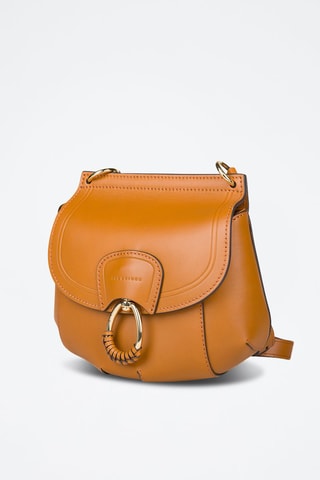 Sac bandoulière en cuir Erica - Cognac