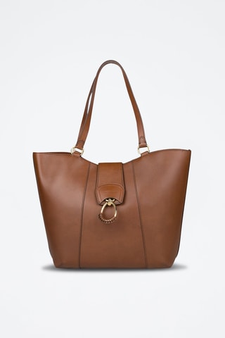 Cabas en cuir Erica - Marron