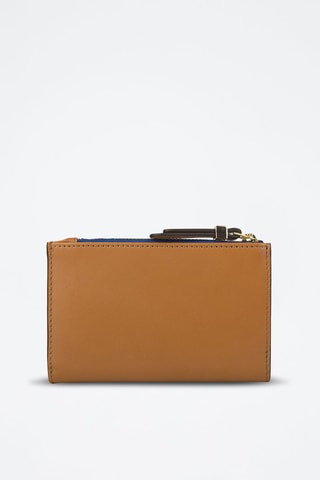 Portefeuille en cuir Chiara - Camel