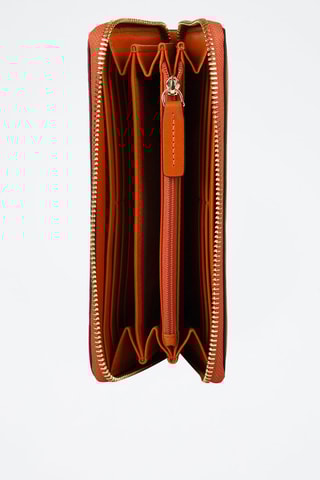 Compagnon en cuir Matilde - Orange