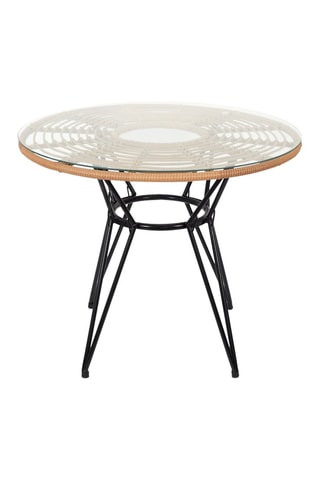 Mesa Preto e imitação de madeira