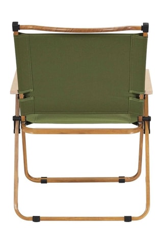 Cadeira dobrável Mariposa Verde e natural