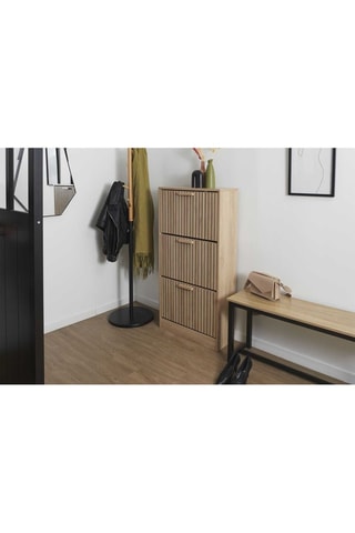 Sapateira 3 portas batentes Klaus - 60 x 113 x 24 cm