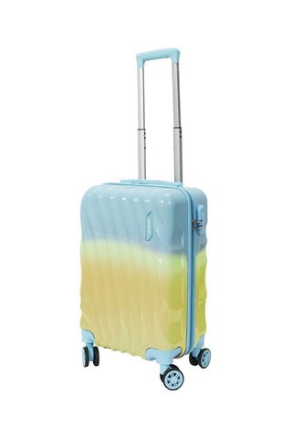 Mala de cabine S - Amarelo e azul